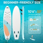 Inflatable Standup Paddle Board 10 6  X 33  X 6  350 Lb Full Sup Kit