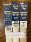 3 Rolls Charles Craft Aida Cross Stitch Fabric 14 Count 15 x 18  New 3 Colors
