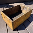 Vintage Electric City Brewing Co  Wood Beer Crate Kaukauna  Wis