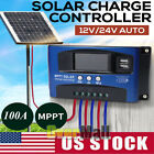 12 24v 30 60 100a Mppt Solar Charge Controller Panel Battery Regulator Dual Usb