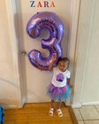 4 Balloon  Purple Birthday Number Balloons  40 Inch Large Foil Balloons Purpl   
