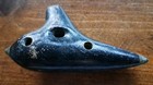 Vintage  ewa  Clay Pottery Musical Flute 4 w Austria