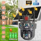 Camara De Seguridad Solar Inalambricas Para Exterior Con Vision Nocturna Y Audio