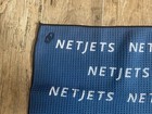 Netjets Club Glove Official Pga Tour Caddy Golf Towel Blue New