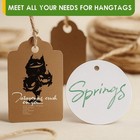 2 8  X 1 7   Gift Tags  220 Pcs Kraft Paper Tags With String Blank