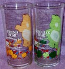     2 Vhtf 1983 Pizza Hut Care Bears Good Luck   Friend Bear Glasses  