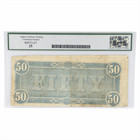 T66 1864 Confederate States Of America Note  50 Legacy Very Fine 25