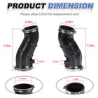 Air Box Intake Tube W elbow Pipe For Yamaha Raptor Yfm 660r 2001-2005 Right left