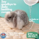 Hopp d Hutchliner    Guinea Pig Cage Liner     Washable Fleece Bedding For Rabbit