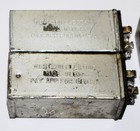 4 Vintage Silver Western Electric 1 Mfd  181a Capacitors For Tube  Amplifier