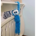 Aurora 18-inch Assorted Hanging Monkey Snuggly Stuffed Animal Plush  Multicolor
