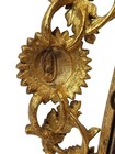 Vintage Matson Gold Vanity Perfume Tray Mirror Flowers Floral Ormolu Filagree 