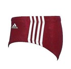 Adidas Junior Boys Brief Swim  maroon  With 4 White Stripes - Size 26