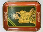 1930 Coca-cola  meet Me At The Soda Fountain  Metal Serving Tray Original