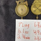 Lot Of 4 Antique Waterbury Clock Pendulums Need Repair