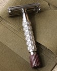 Rare Vintage 1950s Gillette Red Tip Rocket Heavy Safety Razor Made In England