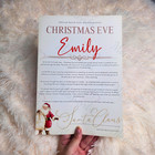Personalised Christmas Eve Letter From Santa Claus  Custom Kids Xmas Treat 