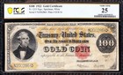 Very Nice  rare  Bold   Crisp Vf 1922  100 Gold Certificate  Pcgs 25  N2002864