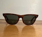Vintage Ray Ban Bausch Lomb Wayfarer Ii Tortoise G15 Sunglasses - Cracked Frame