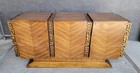 Brutalist Mid-century Modern Dresser  tiki  By United Furniture