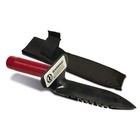 Lesche Digging Tool   Sod Cutter Right Side Serrated Blade With Free Sheath