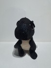 Ty Beanie Boos Anora Black Rainbow Dragon 9  Plush Rainbow Wing Ta