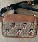 Authentic Coach X Disney Graham Crossbody - Signature Mickey Jacquard 