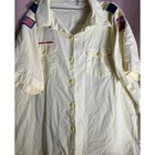 Vtg Boy Scouts Of America Official Shirt Adult Small Yellow Teton Valley 42-44