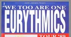 Eurythmics     Rare Vintage Original Berlin 1989 Concert Poster  we Too Are One 