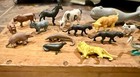 Vintage Plastic Toy Animal Lot 28 Pcs Whale Aaa Elephant Lion Tiger Zebra Marx
