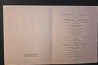 1936 Cunard White Star M V Britanic West Indies Cruise Illustrated Dinner Menu