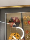 Vintage 1930-40s Boy Scouts Sash Ranks 31 Merit Badge camp Osceola Patches Frame