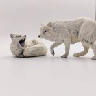 Arctic Fox - 1 12 Scale Miniature Animal For Snow Diorama  Winter Dollhouse