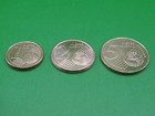 Cyprus 2024  1 - 2 - 5 Cents Euro  3 Coins  - Unc