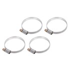 New Hc40-60 9 Narrow Band 9mm Steel Hose Clamp 40-60mm 4 Pcs