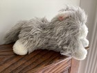 Vtg Russ Berrie Sabrina Grey Persian Kiitten W  Green Eyes Plush Stuffed Animal