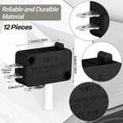 12 Pcs Microwave Oven Door Switch Replacement Part