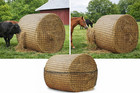 Heavy Duty Round Bale Hay Feeder Net     Fits 5    X 5    Bales   Slow Feed  