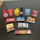 Zuru Mini Brands Grocery Food Candy Drink Snacks Lot Tiny Collectibles 12 Pieces