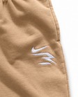 Nike 3brand Russell Wilson Boys Xl Tan Fleece Jogger Sweatpants 13-15 Yrs