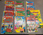 Lot Of 12 - Vintage Cartoon Comic Book Lot Archie Comics Jughead Christmas Laugh