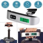 Electronic Luggage Scale 110lb 50kg Portable Travel Lcd Digital Hanging Weight