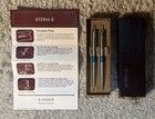 Parker Stainless Steel Arrow Classic Ballpoint Pen   Mechanical Pencil Set W box