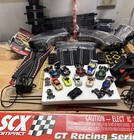 Huge Scx Slot Car Track Lot     32ft Track  15 Cars  Lap Counter  4 Controllers