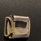 Vintage Silver Plated  r    Belt Buckle  1 3 4    By 1 1 2   