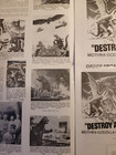 Destroy All Monsters Original Movie Pressbook Godzilla Rodan Mothra Ghidorah