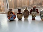 Vintage Asian Snuff Bottles  lot Of 7   Figurine 