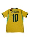 Brazil National Team Neymar Jr   10 Yellow Soccer Jersey Size L
