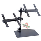 Dj Double Computer Laptop Stand - Duel Mount Holder Studio Mixer Controller Gear