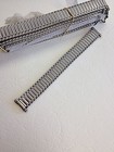 16 17 18 19 20 Mm Vintage Stainless Steel Silver Bracelet Stretch Watch Band New